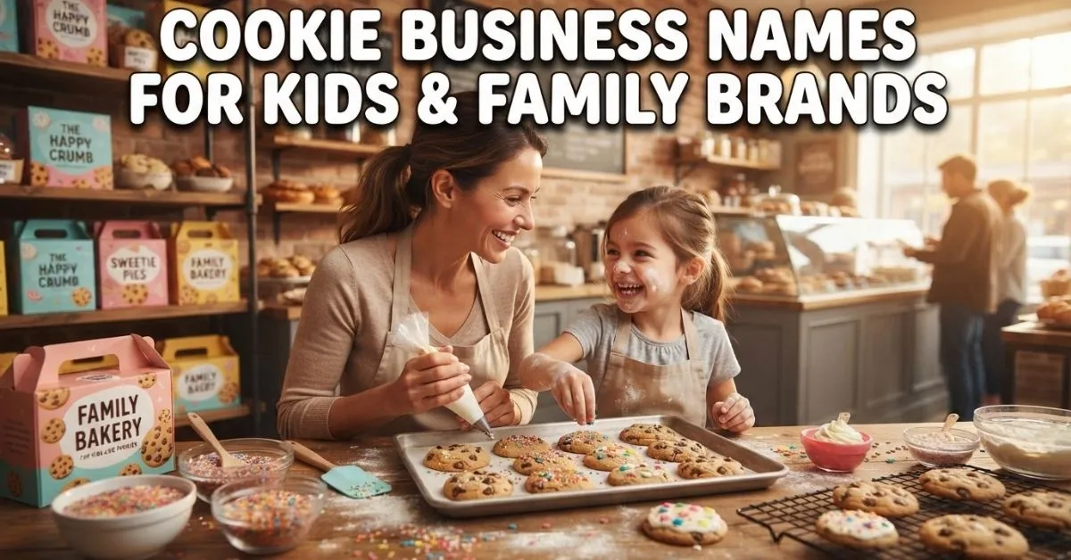 Cookie Business Names For Kids & Family Brands