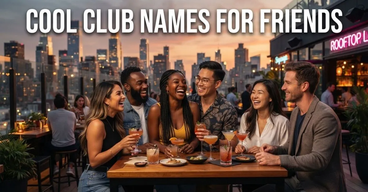 Cool Club Names For Friends
