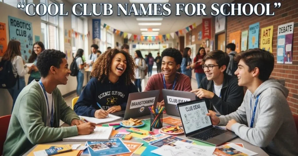 Cool Club Names For School