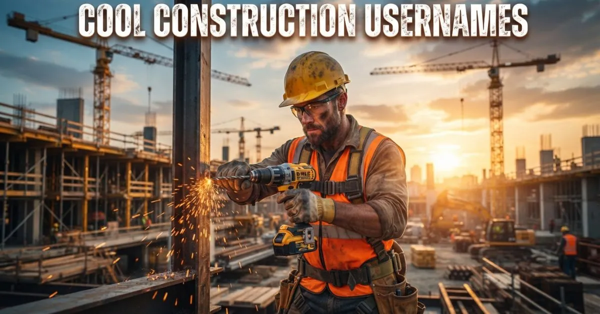 Cool Construction Usernames