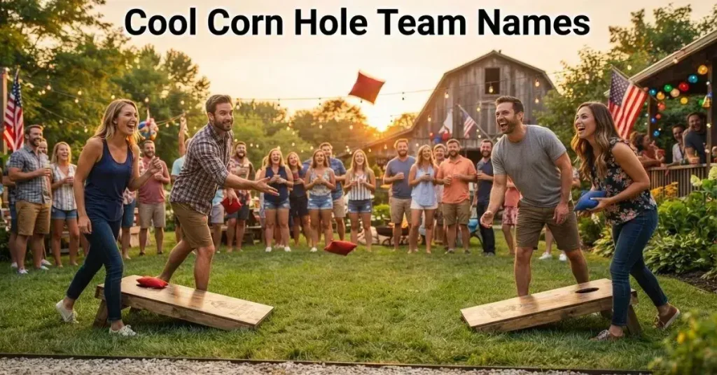Cool Corn Hole Team Names