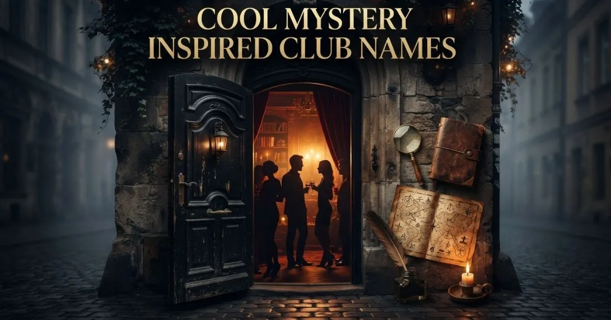 Cool Mystery Inspired Club Names