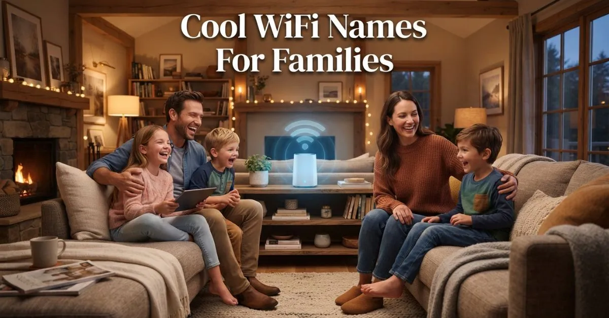 Cool WiFi Names For Families