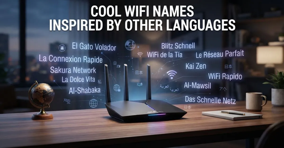 Cool WiFi Names Inspired By Other Languages