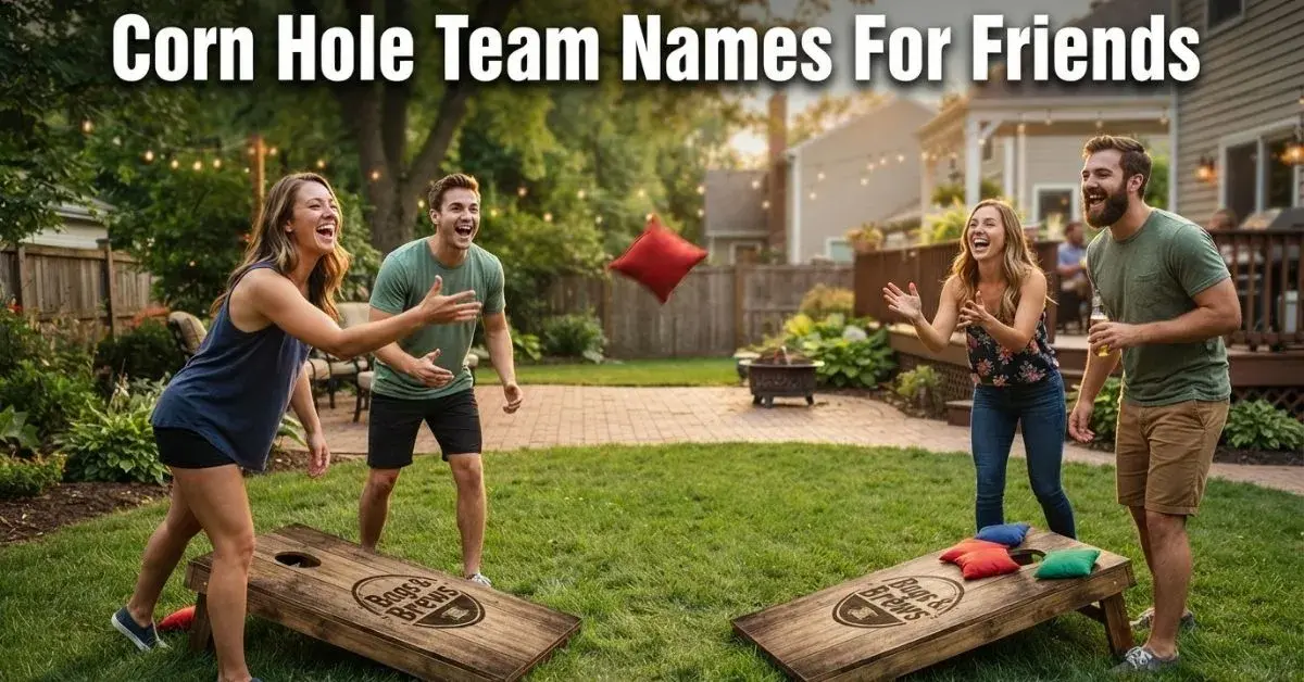Corn Hole Team Names For Friends