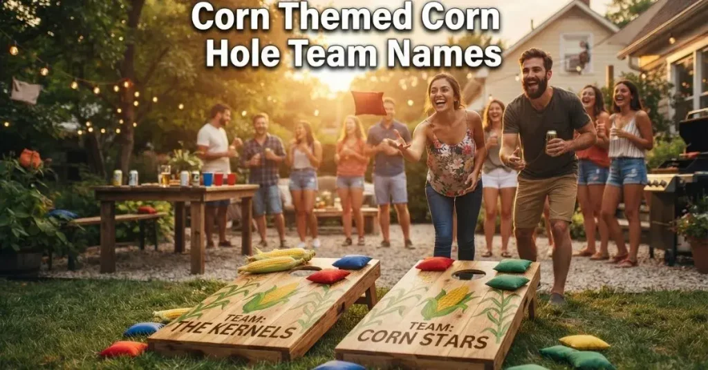 Corn Themed Corn Hole Team Names