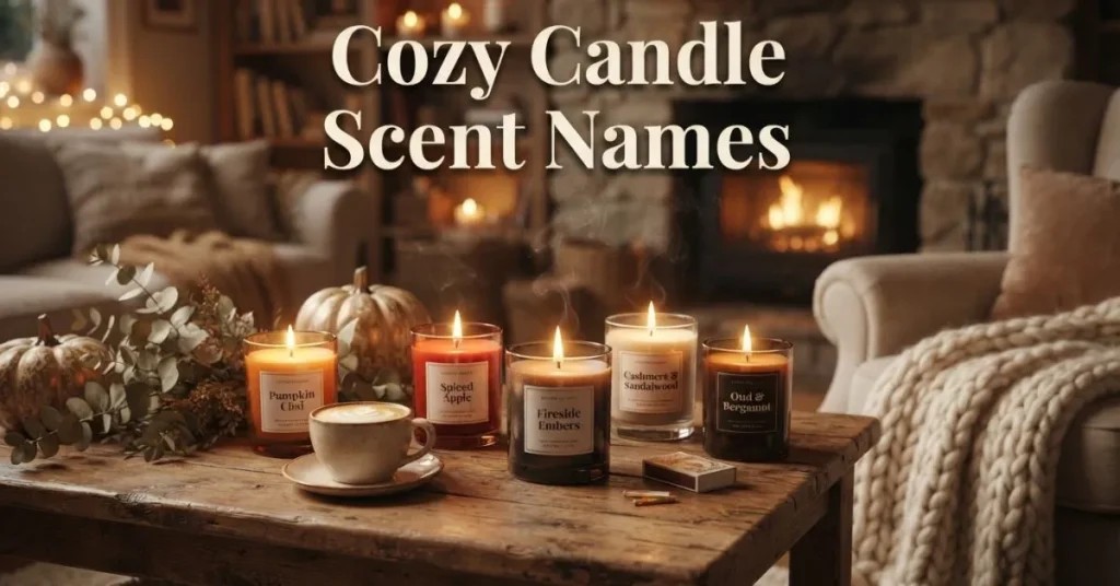Cozy Candle Scent Names