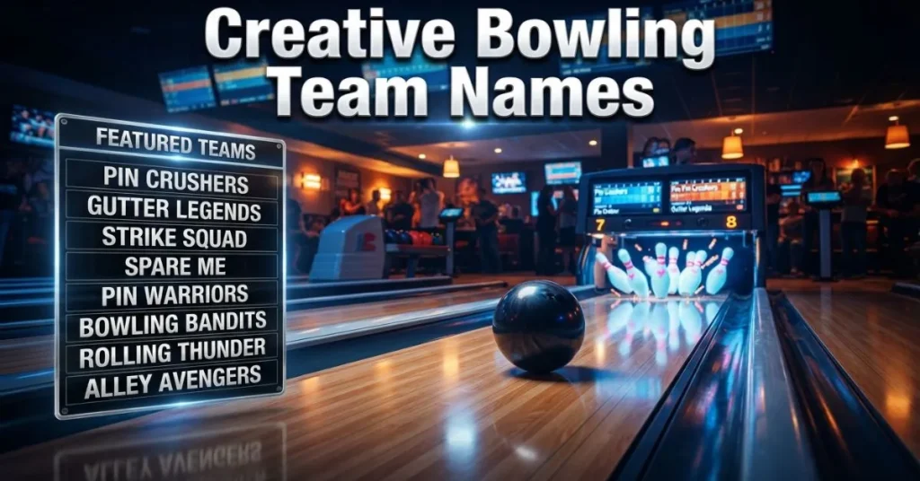 Creative Bowling Team Names