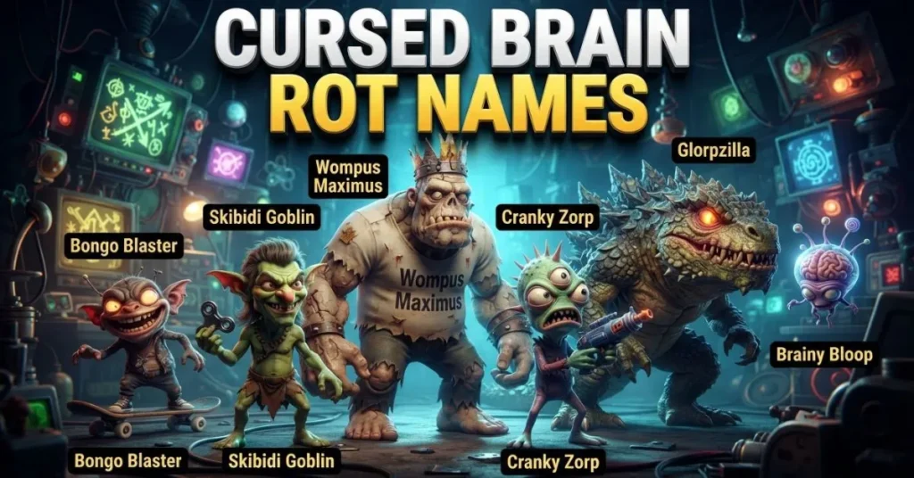 Cursed Brain Rot Names