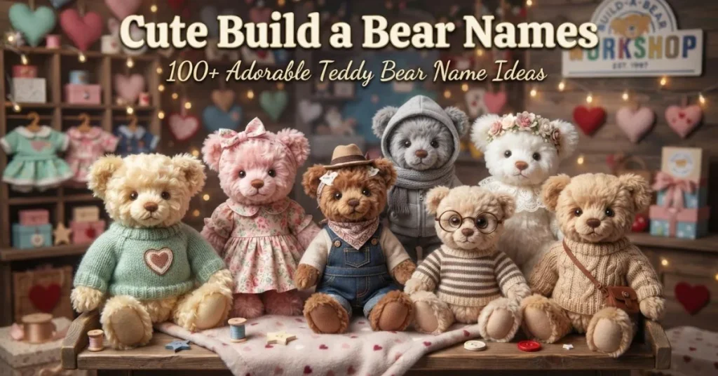 Cute Build a Bear Names