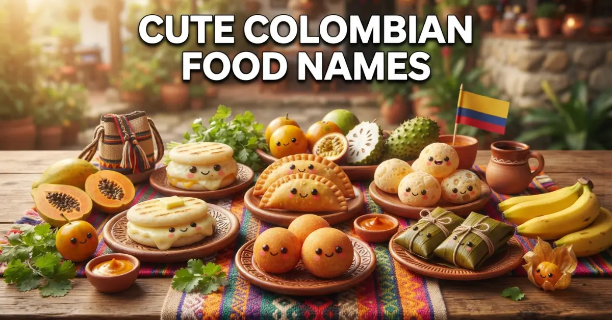 Cute Colombian Food Names