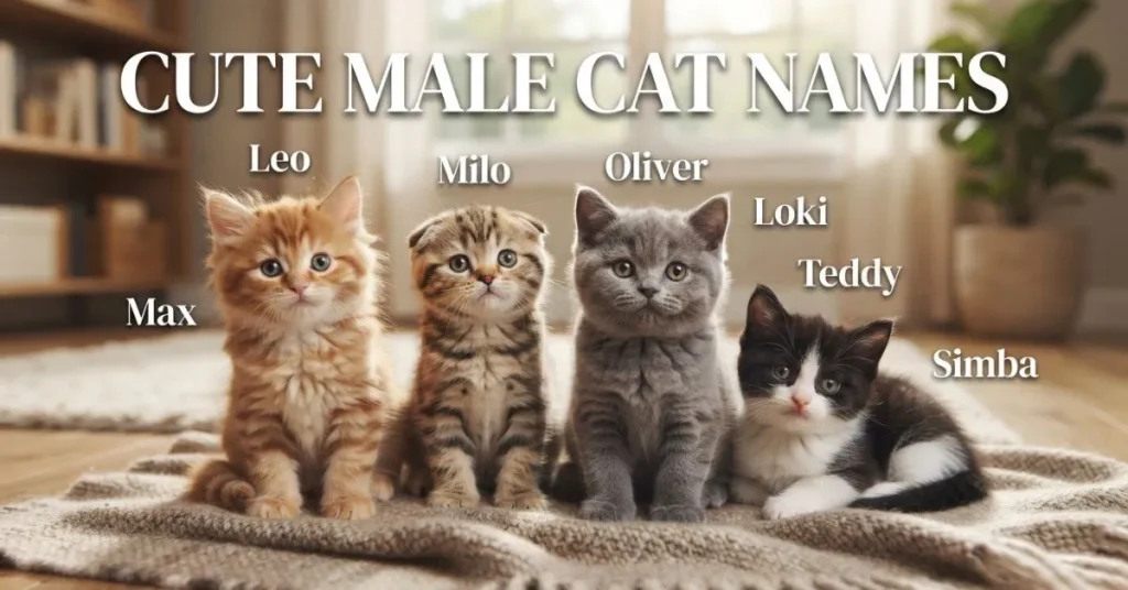  Cute Male Cat Names