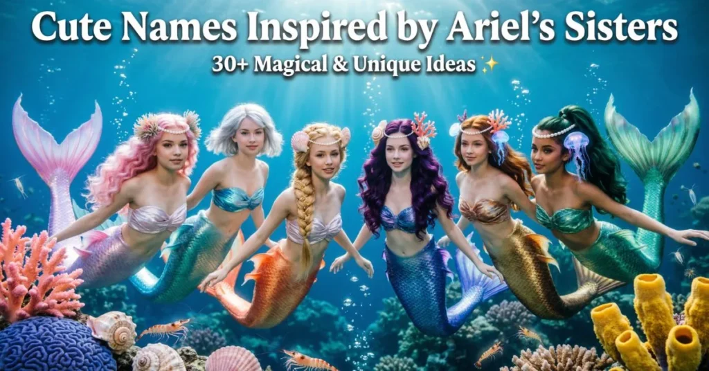Cute Names Inspired by Ariel’s Sisters