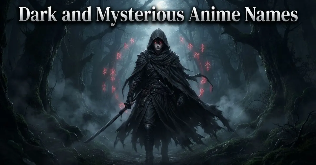 Dark and Mysterious Anime Names