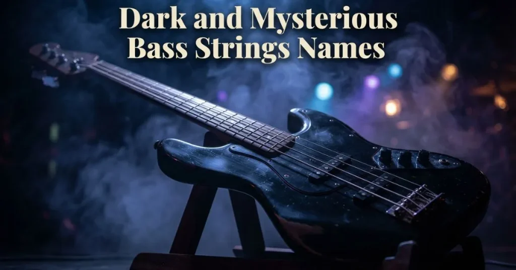 Dark and Mysterious Bass Strings Names