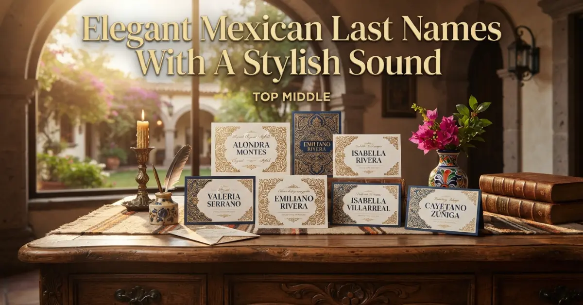 Elegant Mexican Last Names With A Stylish Sound