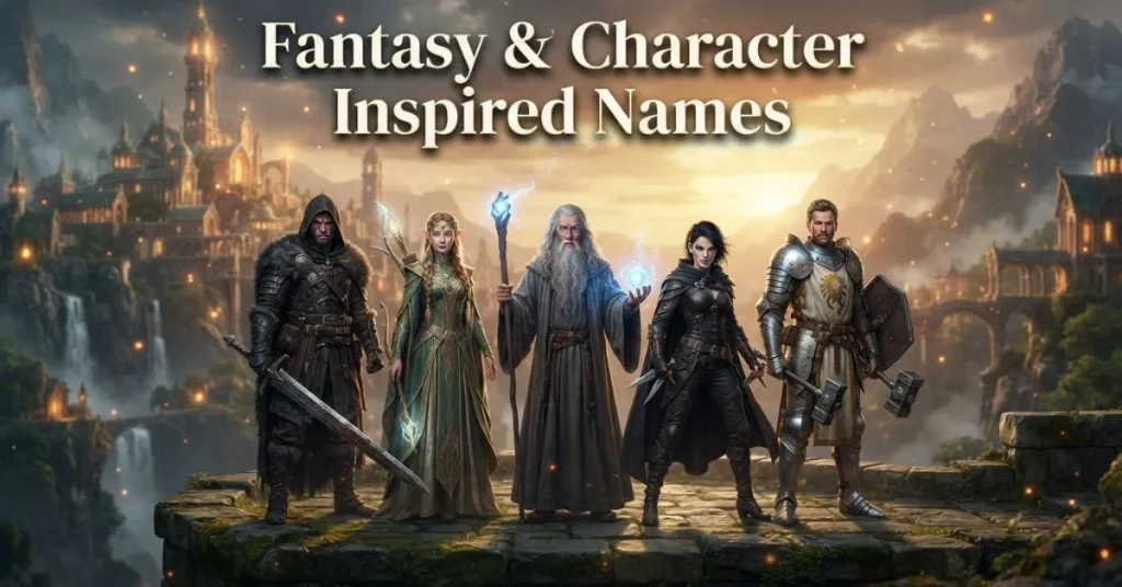 Fantasy & Character Inspired Names