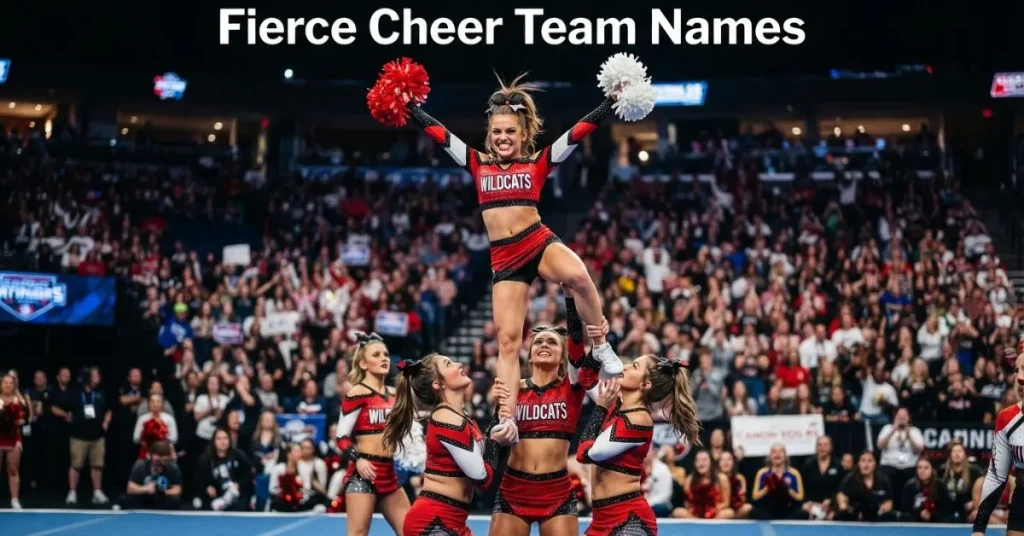 Fierce Cheer Team Names