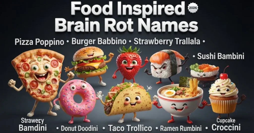 Food Inspired Brain Rot Names
