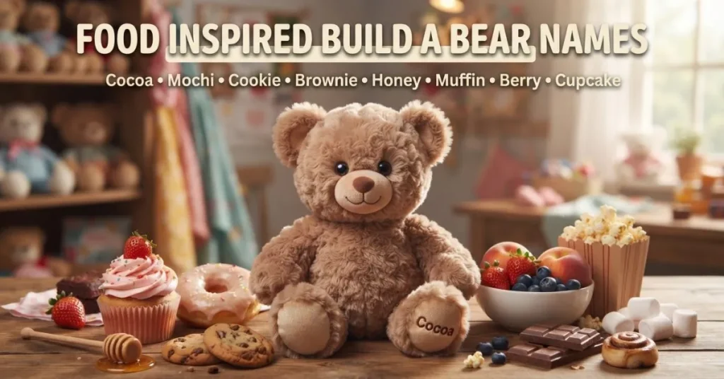 Food Inspired Build a Bear Names