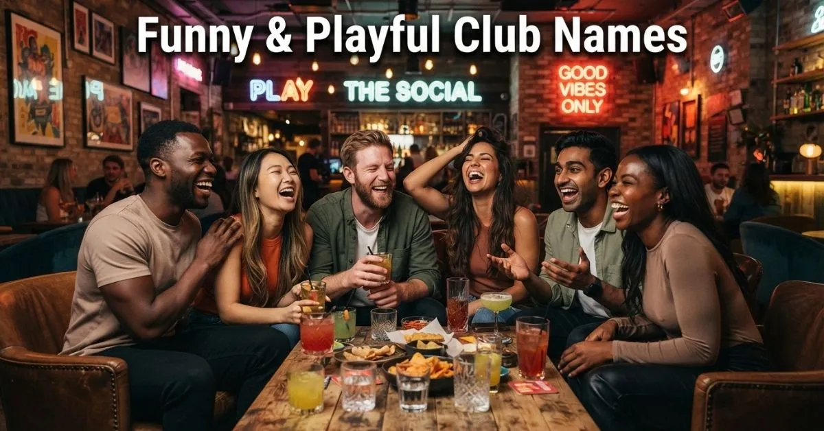 Funny & Playful Club Names