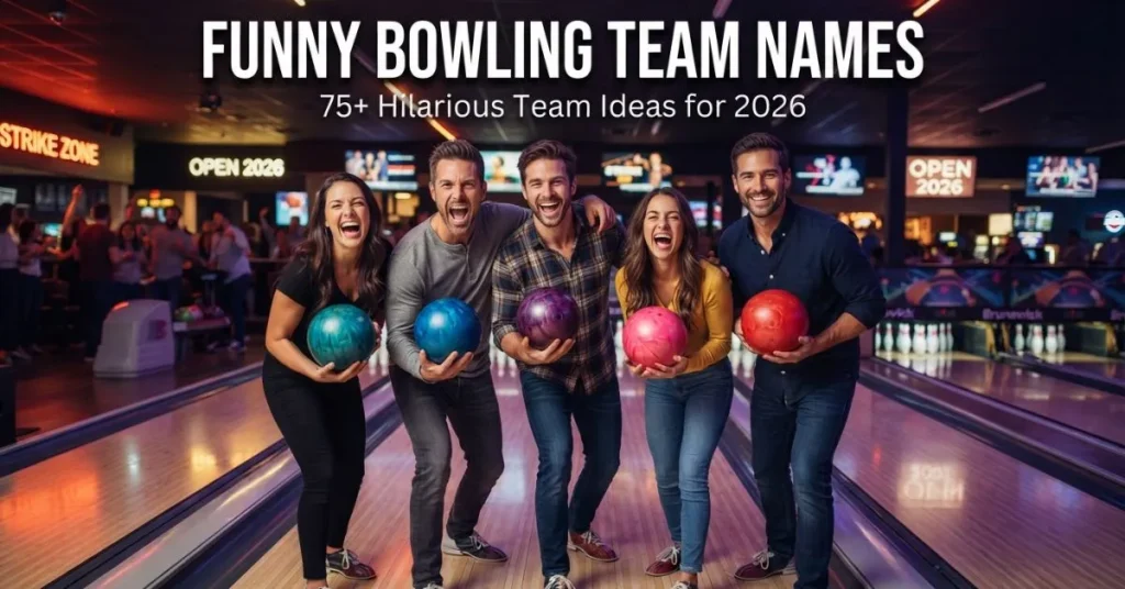 Funny Bowling Team Names