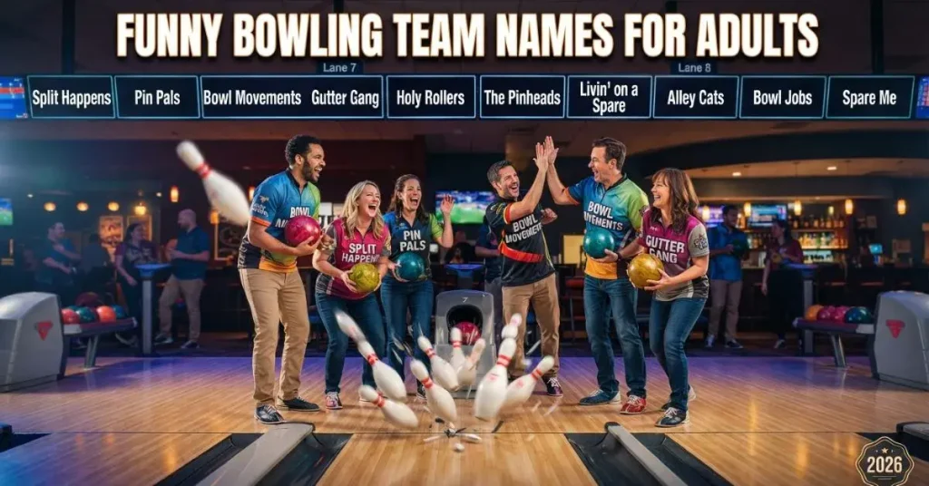 Funny Bowling Team Names for Adults