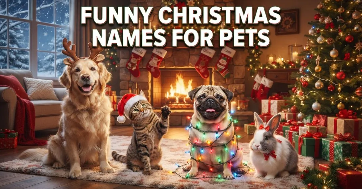 Funny Christmas Names For Pets
