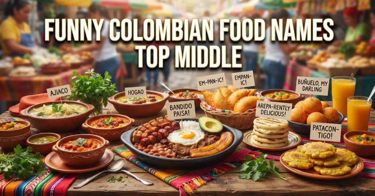 Funny Colombian Food Names