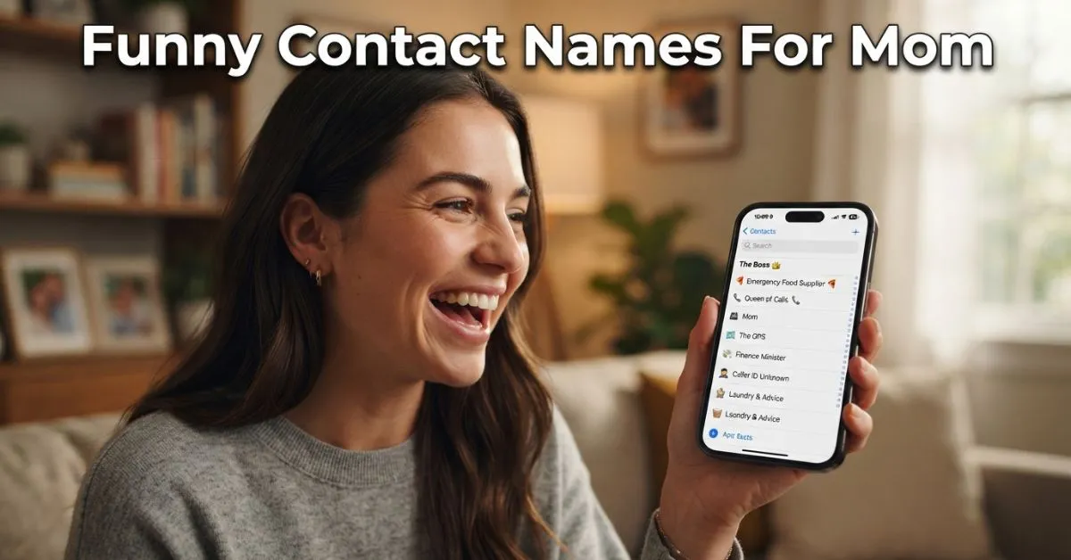 Funny Contact Names For Mom