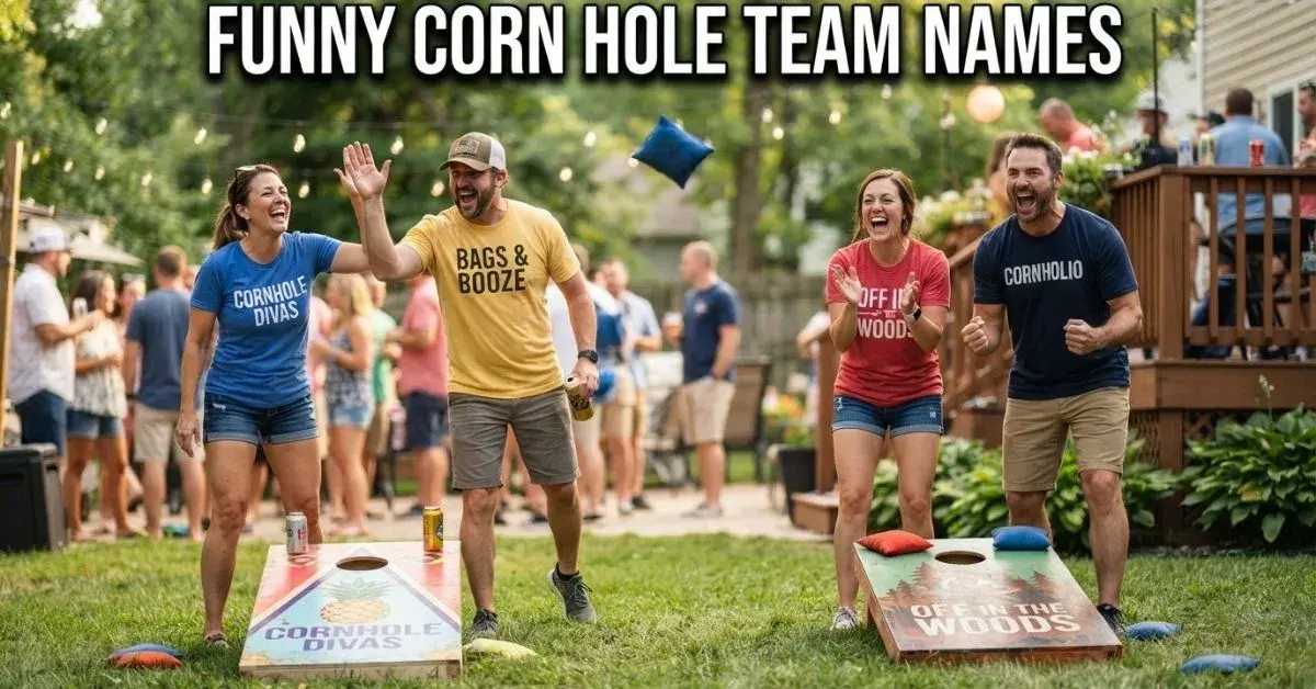 Funny Corn Hole Team Names