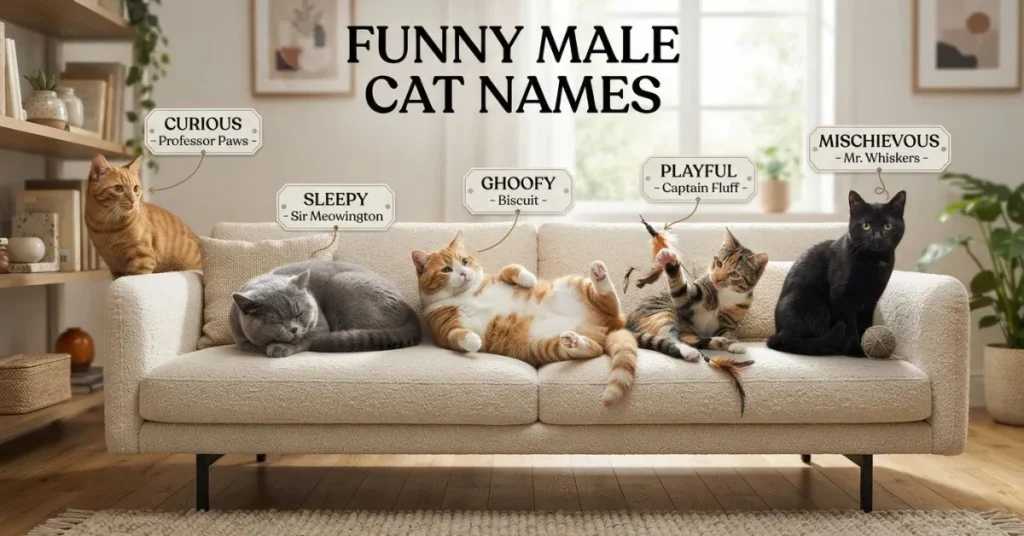 Funny Male Cat Names