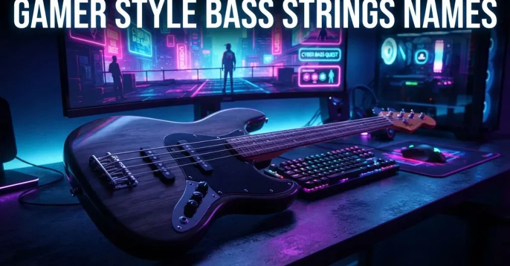 Gamer Style Bass Strings Names