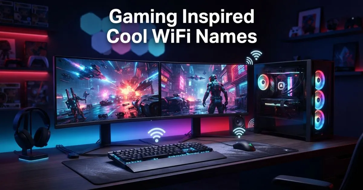 Gaming Inspired Cool WiFi Names
