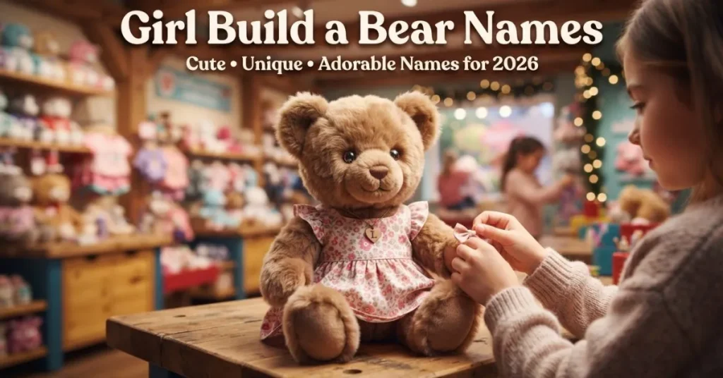 Girl Build a Bear Names