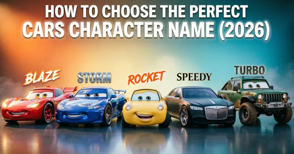 How to Choose the Perfect Cars Character Name
