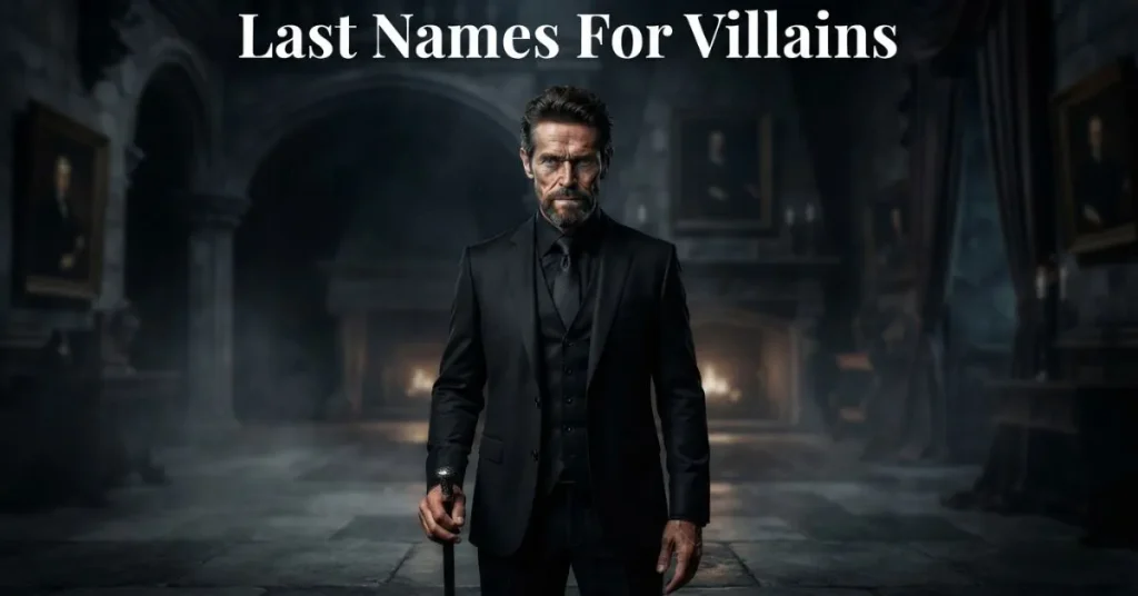 Last Names For Villains