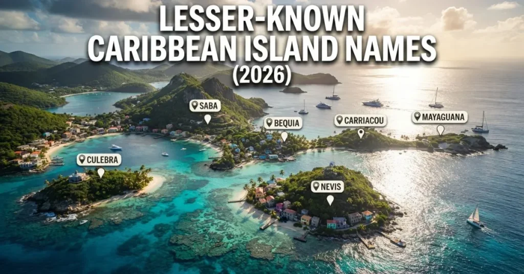 Lesser Known Caribbean Island Names