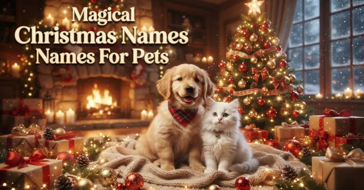 Magical Christmas Names For Pets 