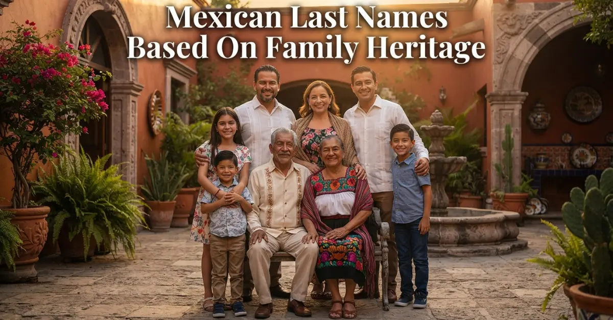 Mexican Last Names Based On Family Heritage