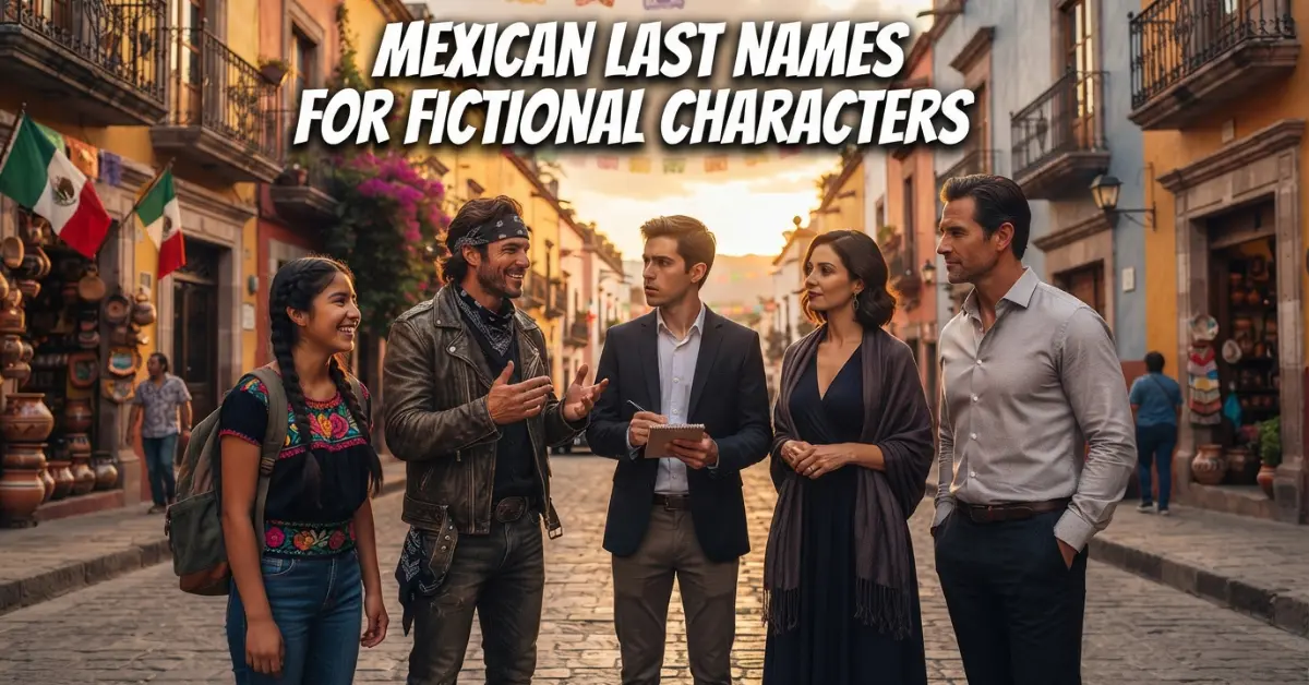 Mexican Last Names For Fictional Characters