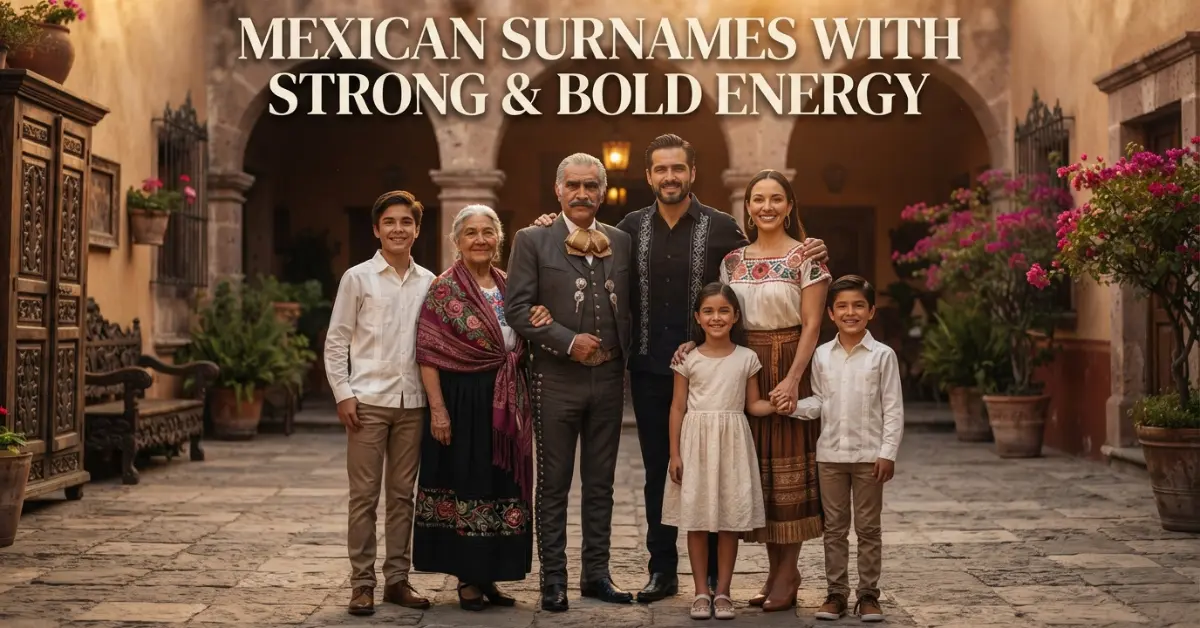 Mexican Surnames With Strong & Bold Energy