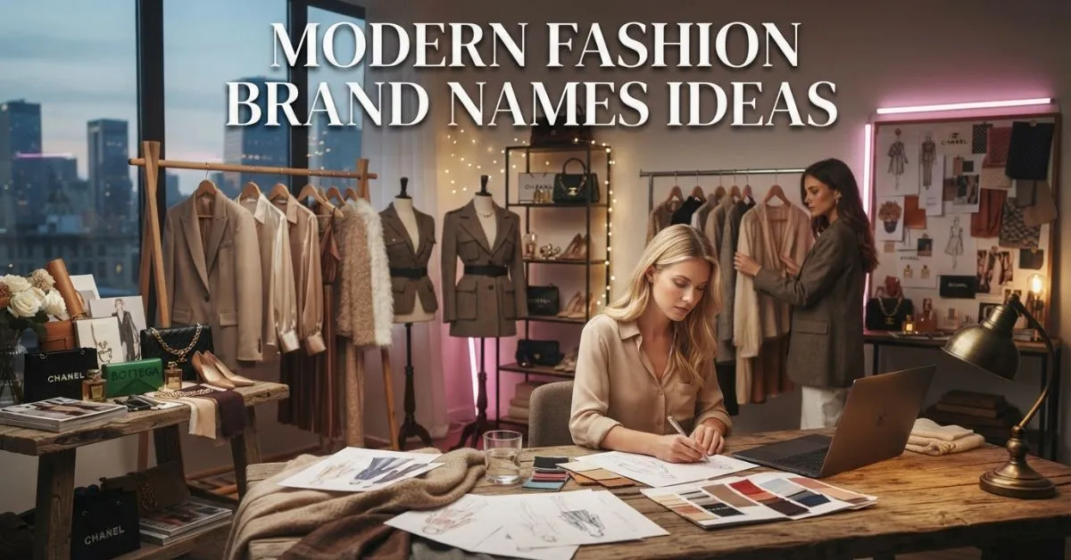  Modern Fashion Brand Names Ideas