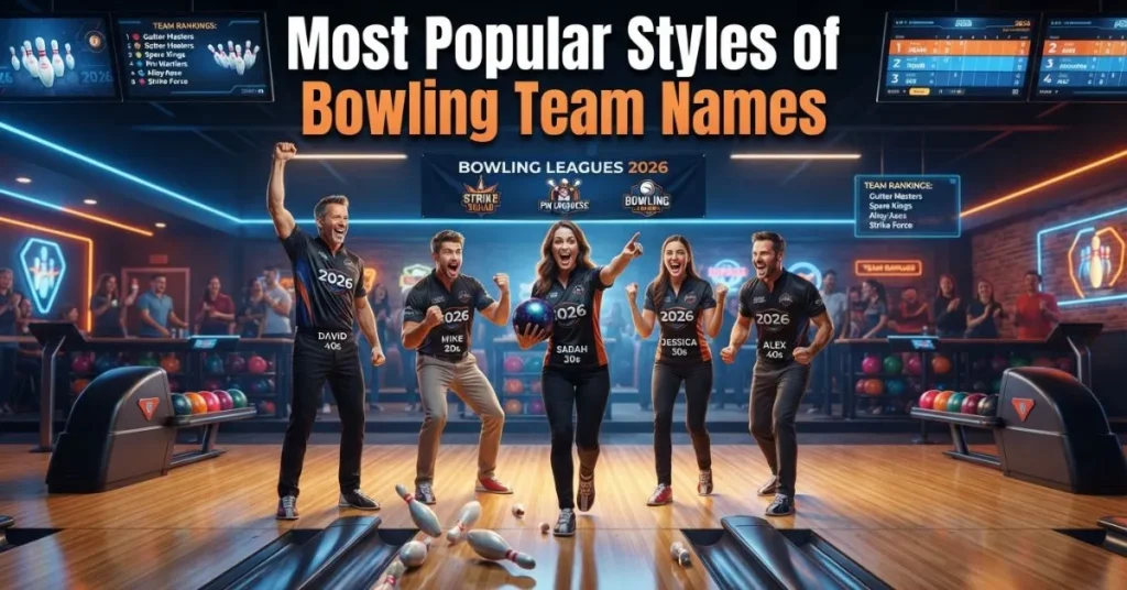 Most Popular Styles of Bowling Team Names