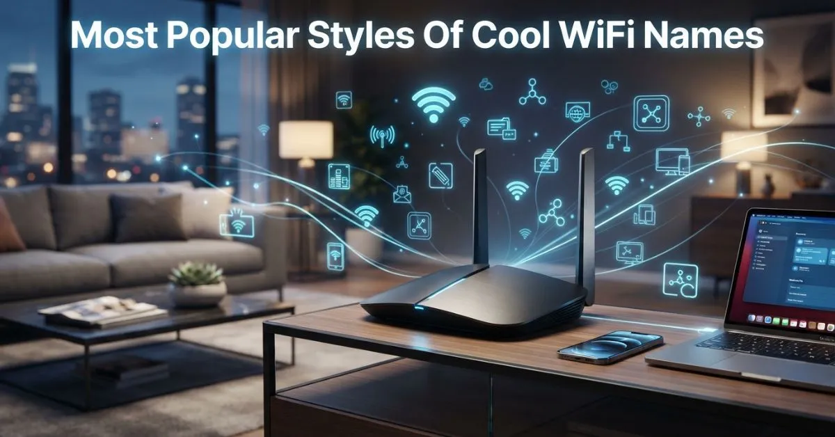 Most Popular Styles Of Cool WiFi Names