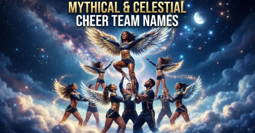 Mythical & Celestial Cheer Team Names