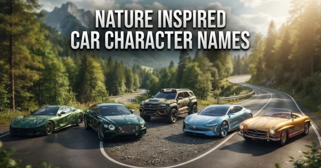Nature Inspired Car Character Names