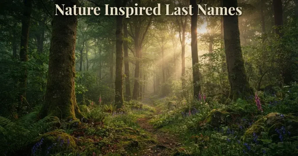 Nature Inspired Last Names