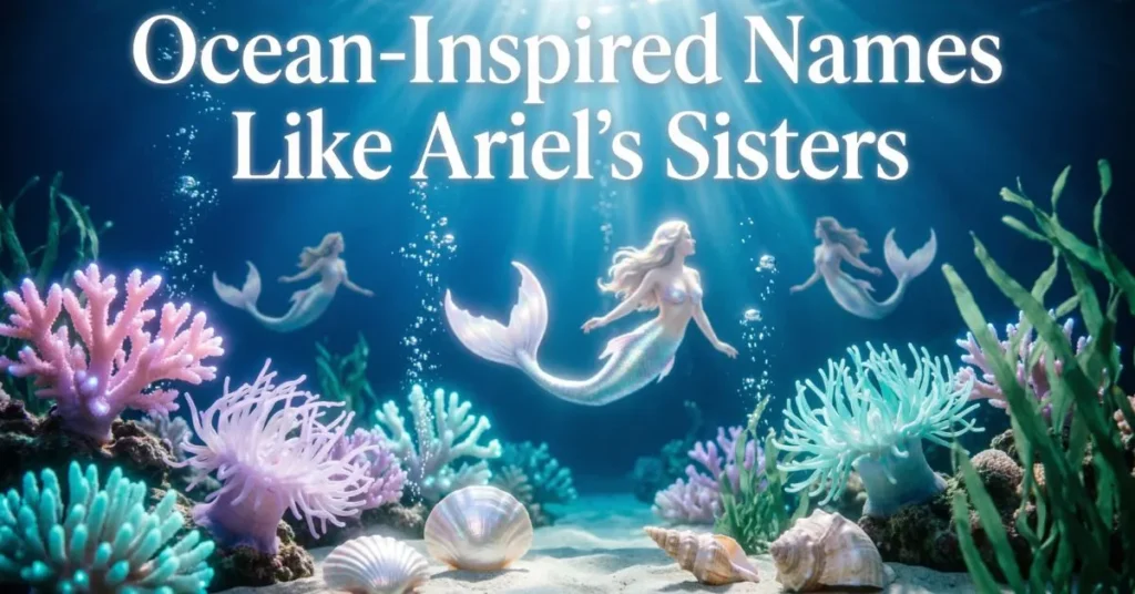 Ocean Inspired Names Like Ariel’s Sisters
