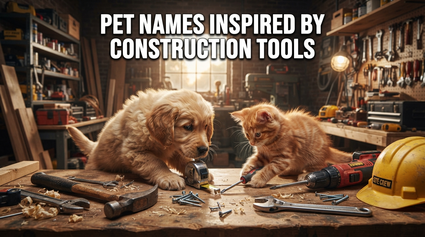 Pet Names Inspired Fy Construction Tools